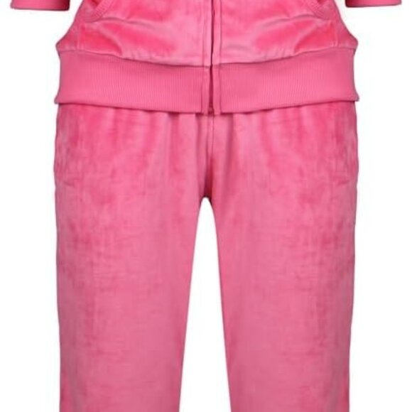 Lightweight Women's Velour Tracksuit for Casual Wear - Machine Wash Friendly - Picture 4 of 7